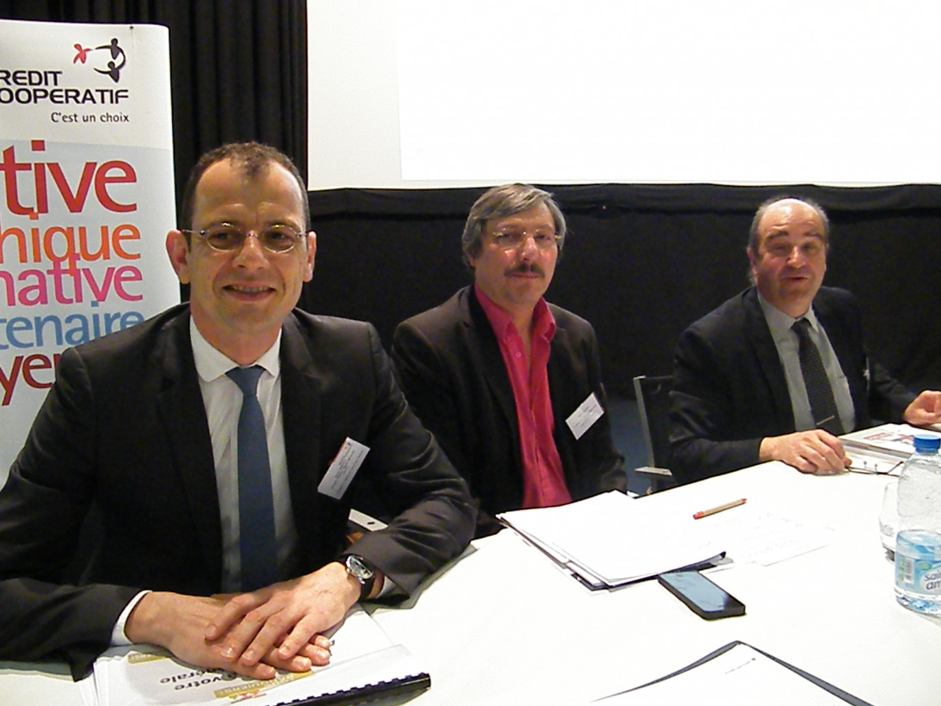 « L'assemblée générale du Crédit Coopératif à Lille le 13 mai dernier ».