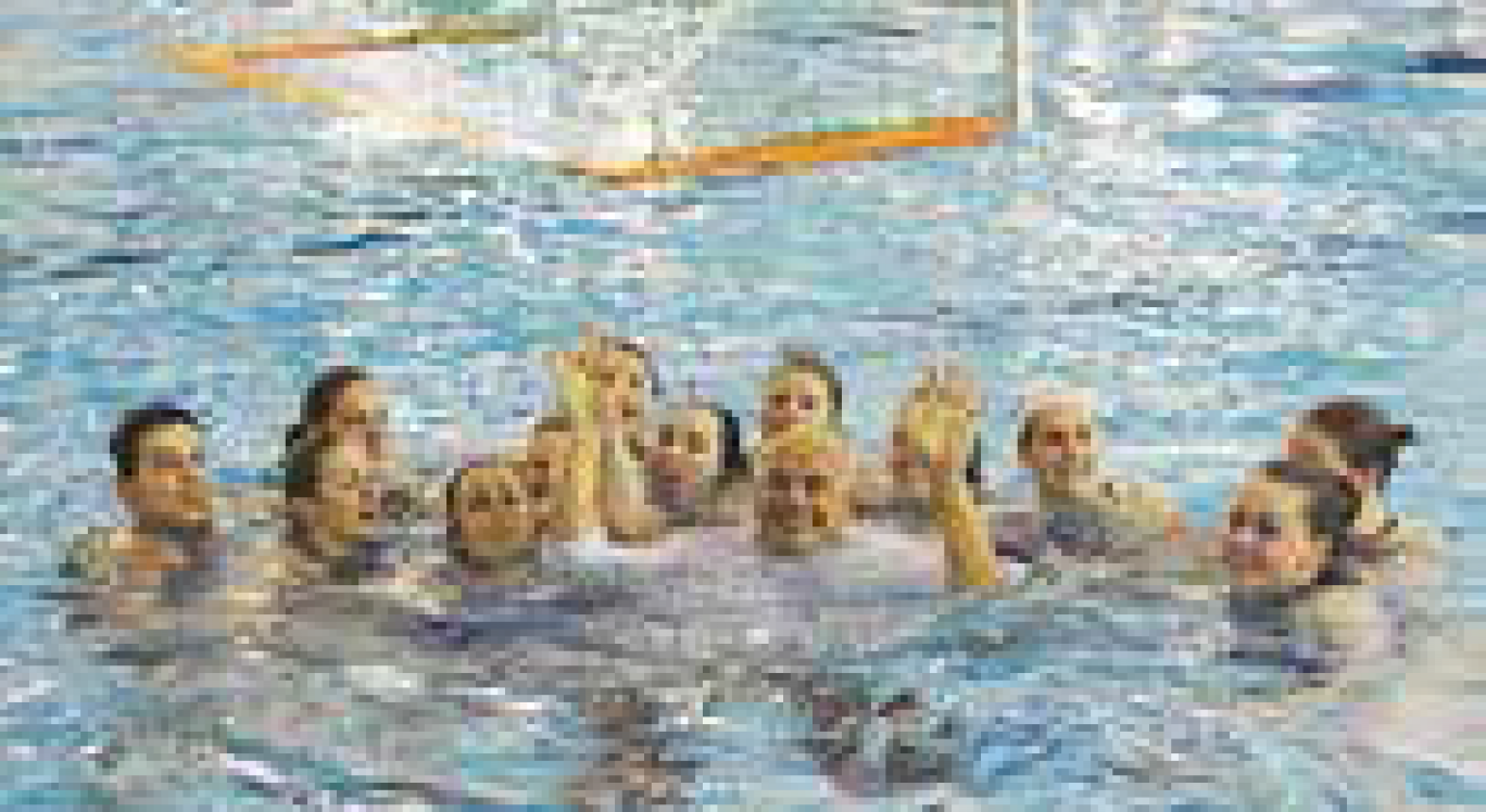 Les joueuses du LUC, championnes de France en water-polo