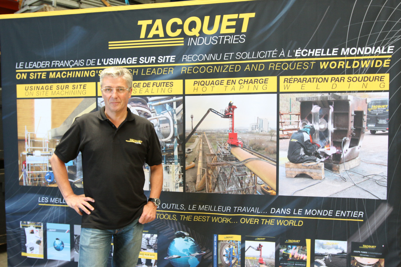 Pour les dix ans de son entreprise Jean-Pierre Tacquet a organisé une journée porte ouverte et (re)présenté ses différentes activités à ses clients et partenaires.