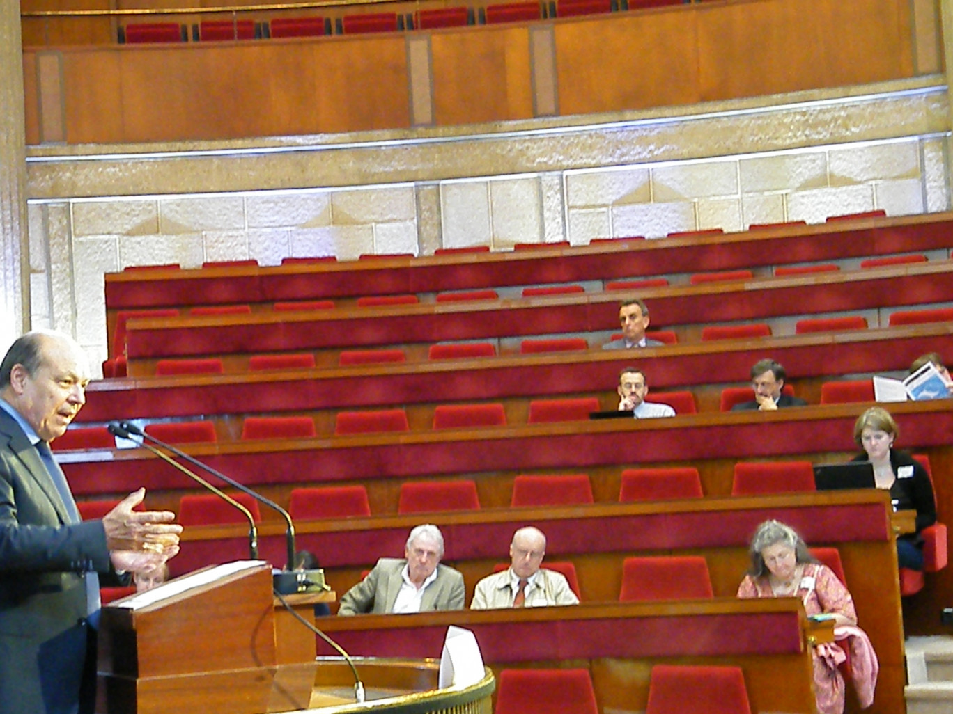 « Christian Dupessey, maire d'Annemasse et vice-président de la Mission Opérationnelle Transfrontalière le 19 juin dernier ».