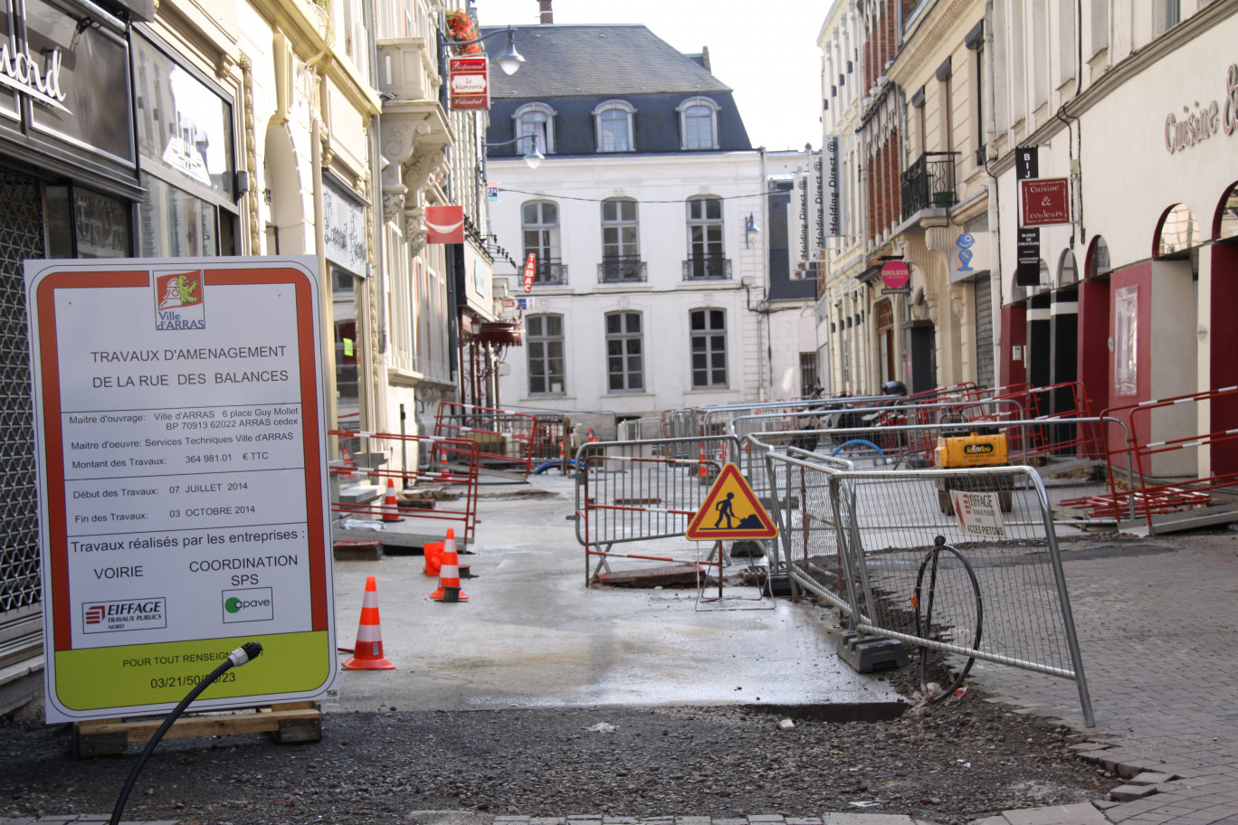 Les travaux se déroulent conformément au calendrier établi et l’accès aux commerces est préservé.
