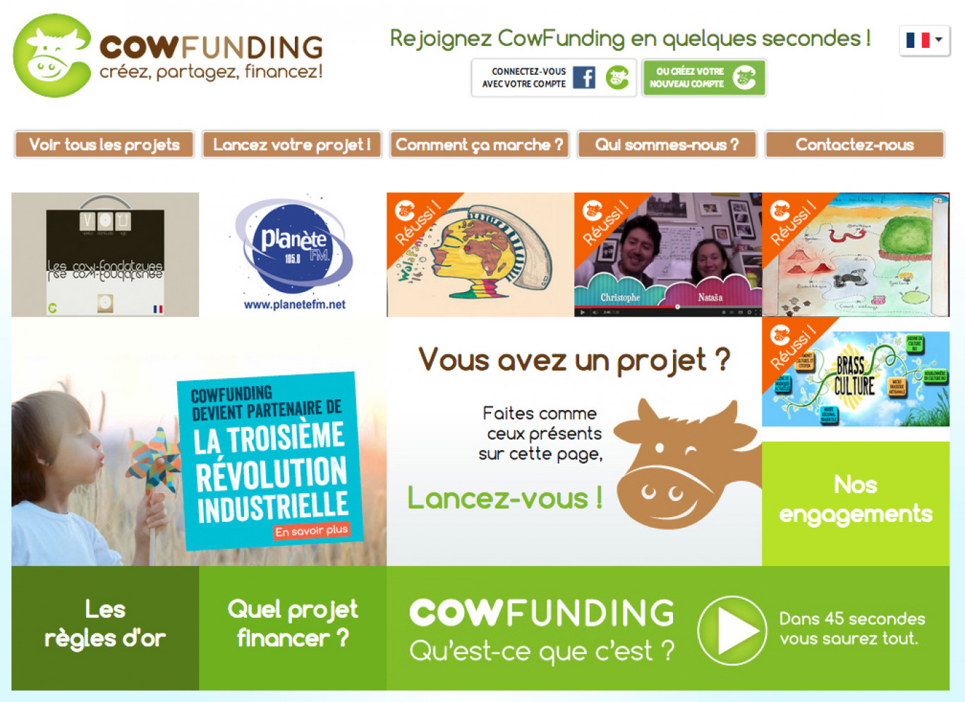 Le site Cowfunding est très simple de fonctionnement, il donne les grandes clés pour réussir un projet de financement participatif. 25 % des projets soutenus sur le site sont made in Nord-Pas-De-Calais.