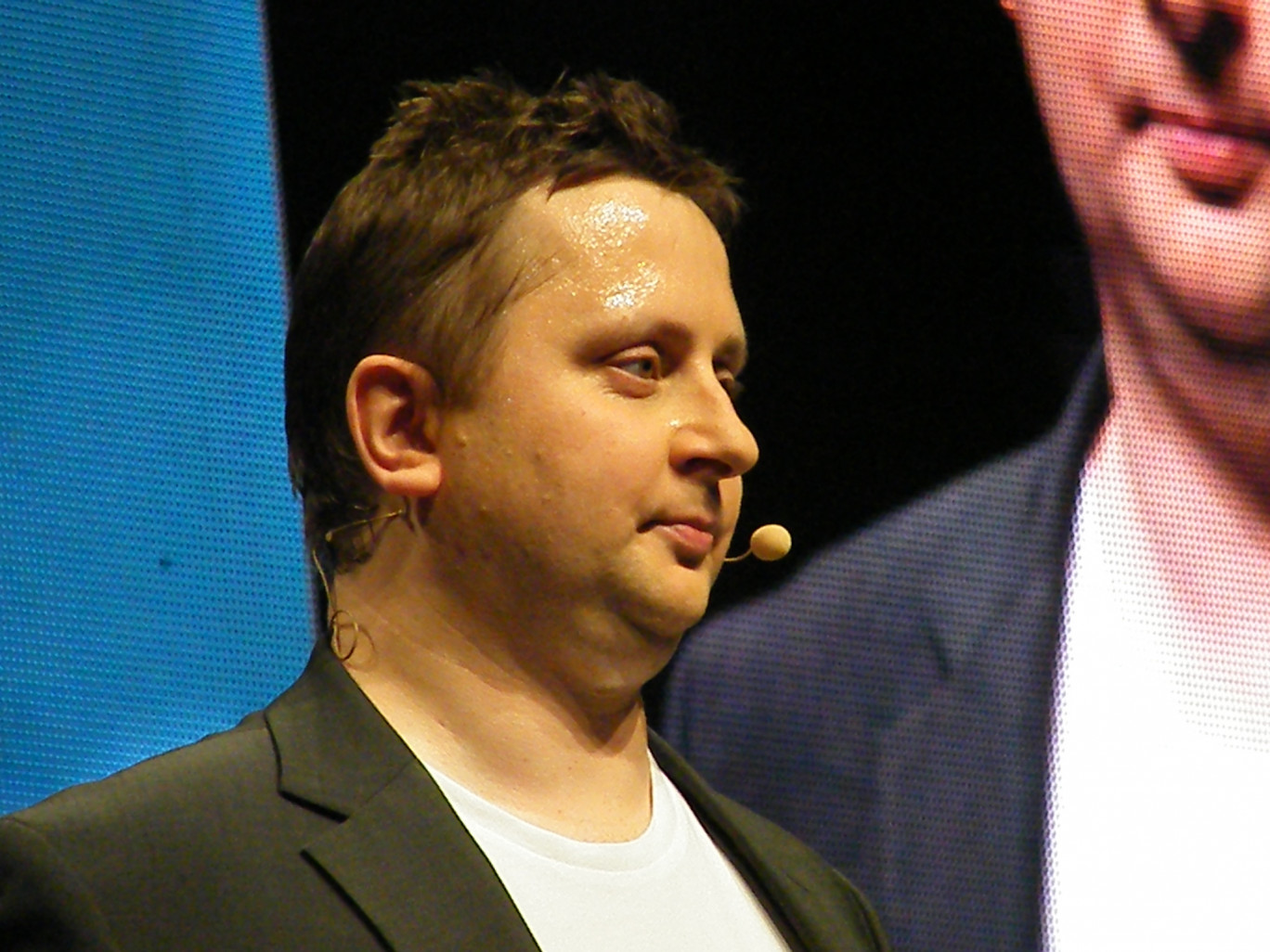 « Octave Klaba, PDG du groupe OVH à Paris le 7 octobre dernier ».