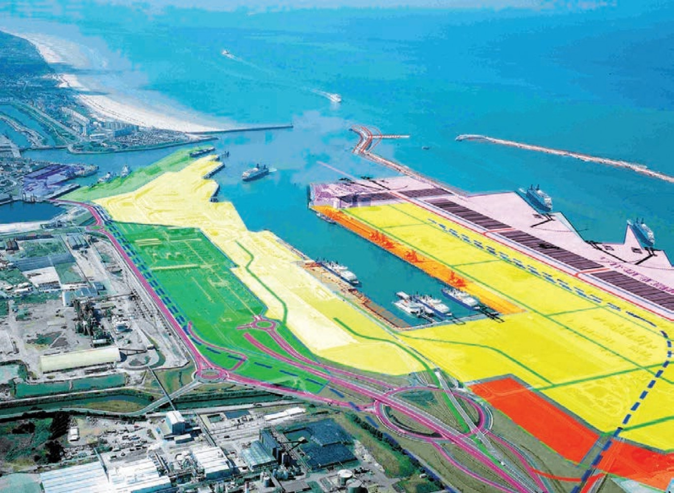Le projet du Port de Calais repose sur des investissements de près de 700 millions d’euros.