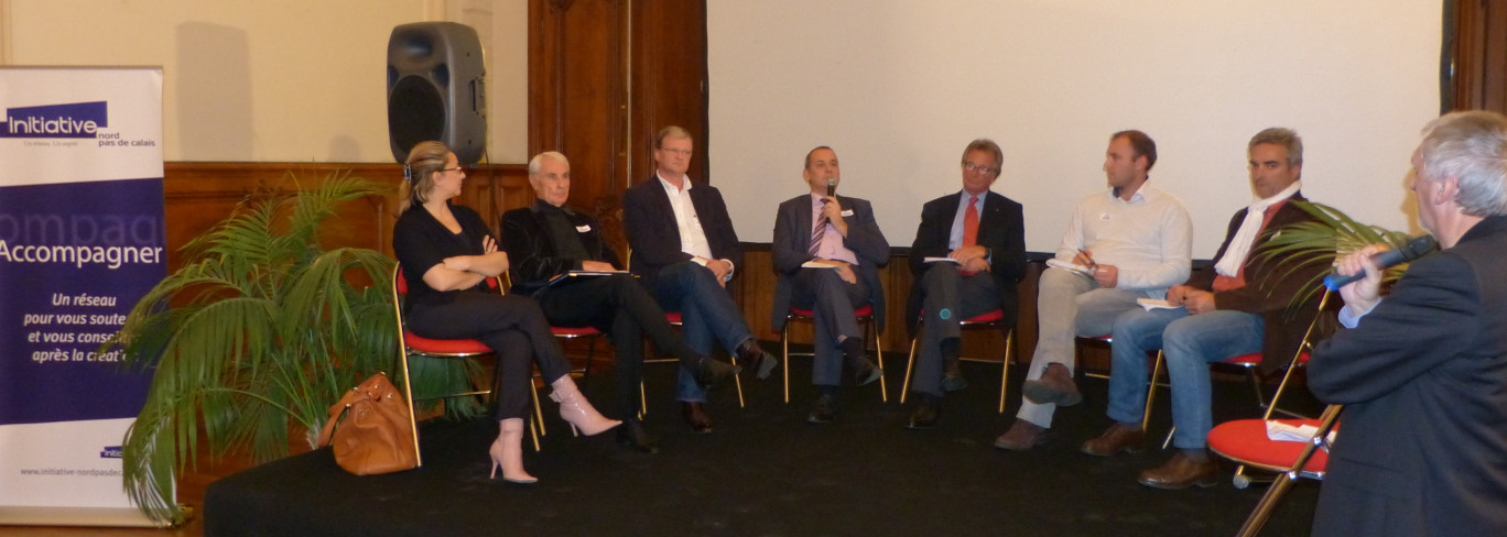 Au Musée des Beaux-Arts d'Arras, une rencontre-échanges était dédiée au parrainage des entrepreneurs.