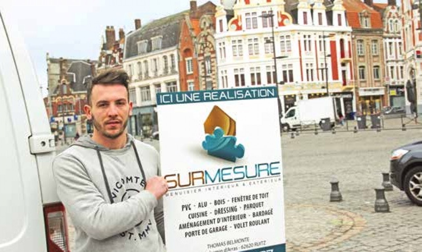 Installée à Ruitz, l’entreprise de menuiserie "Sur mesure" a été créée par Thomas Belmonte.