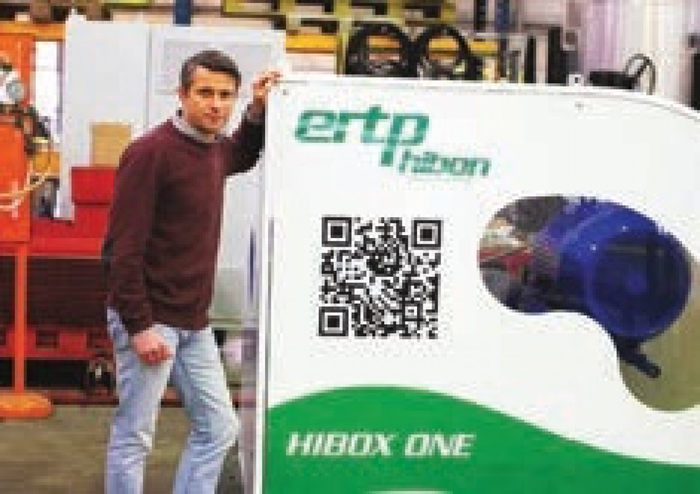 Stéphane Bremer présente l'innovation d'ERTP Hibon.