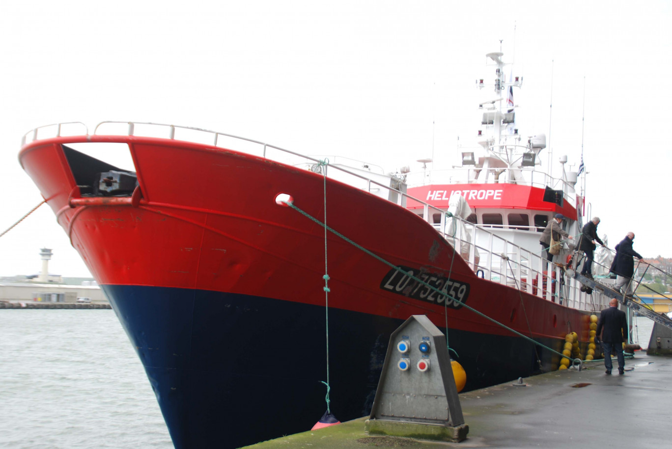 L’Héliotrope, plus gros palangrier automatisé de la flotte de pêche fraîche française.