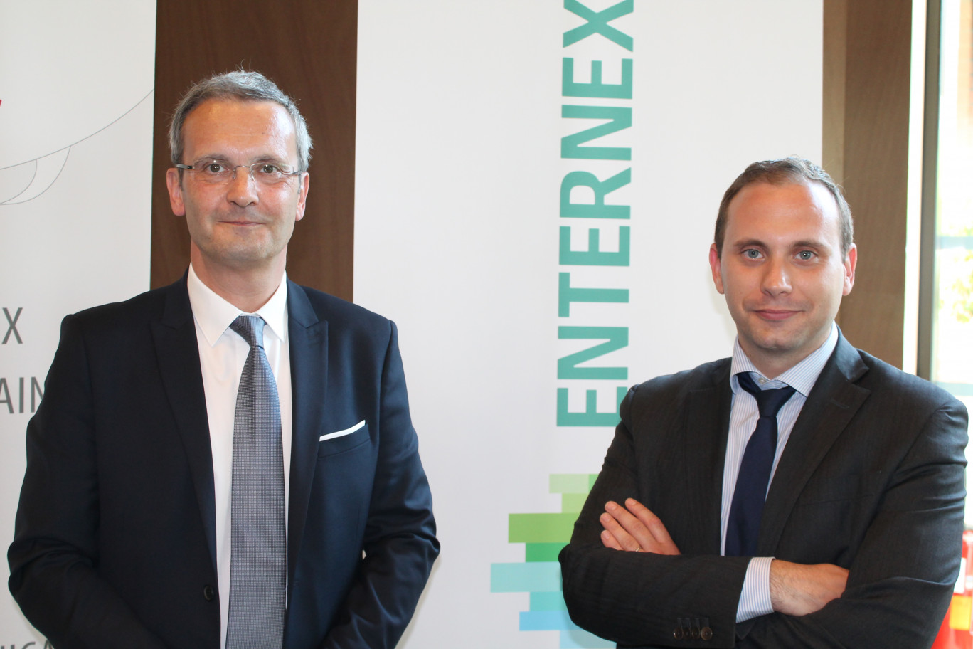 Eric Forest, président directeur général d’EnterNext et Guillaume Morelli, responsable régions Ile-de-France et Nord.