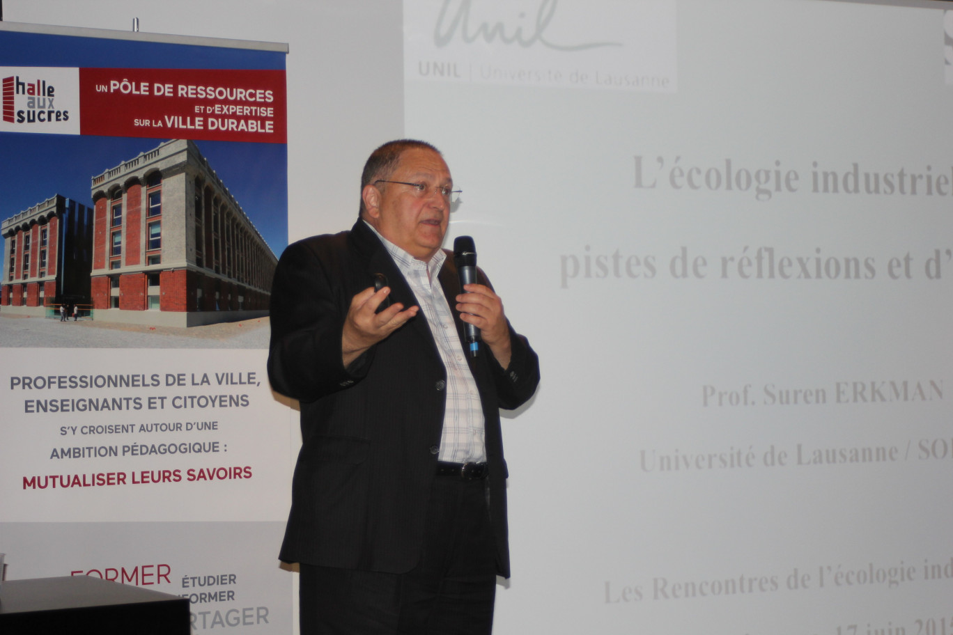 Suren Erkman, professeur à l'université de Lausanne et spécialiste international des questions d'écologie industrielle