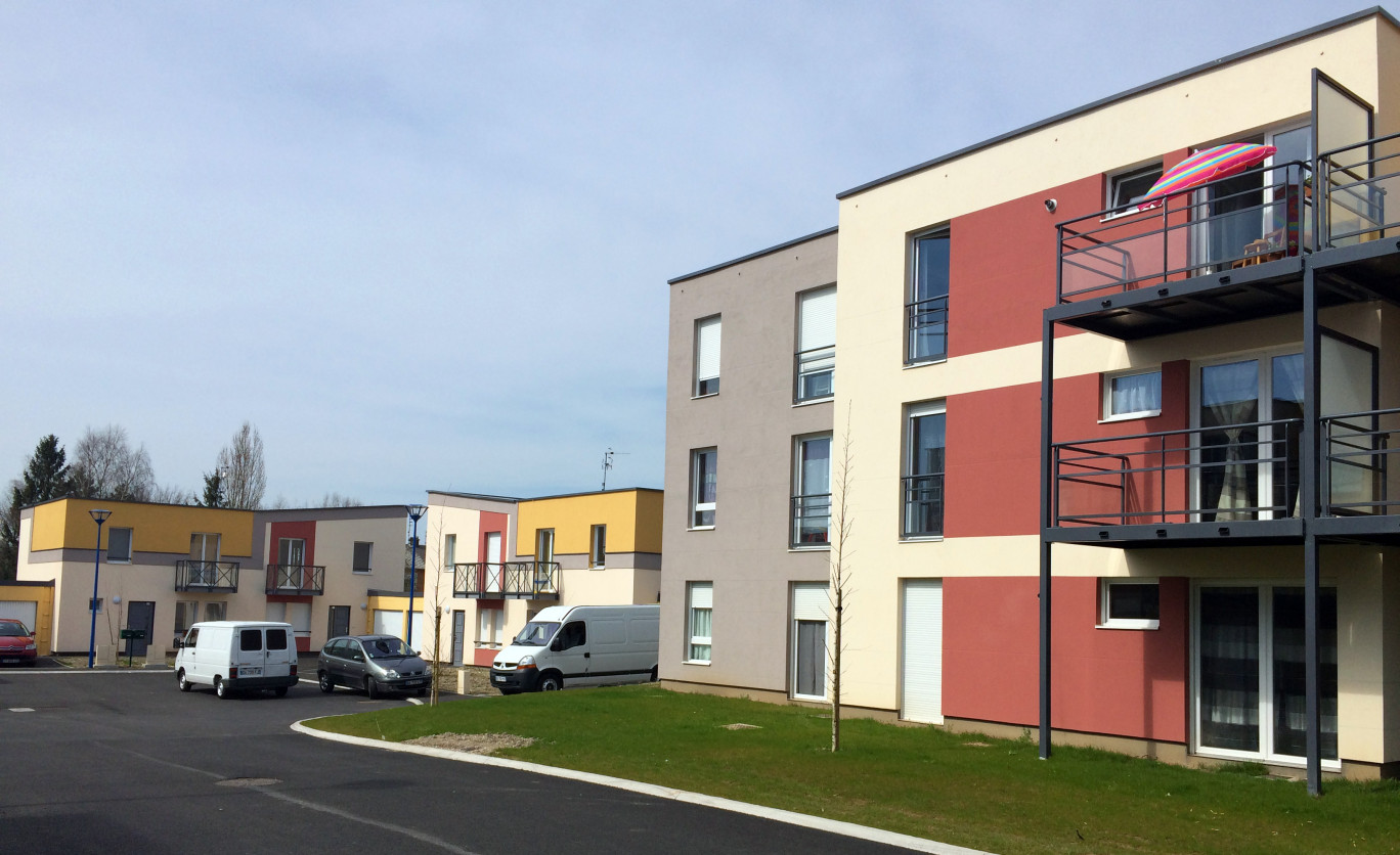 La résidence à Beaurains comprend 91 logements, dont 84 collectifs et 7 maisons individuelles de type 4.