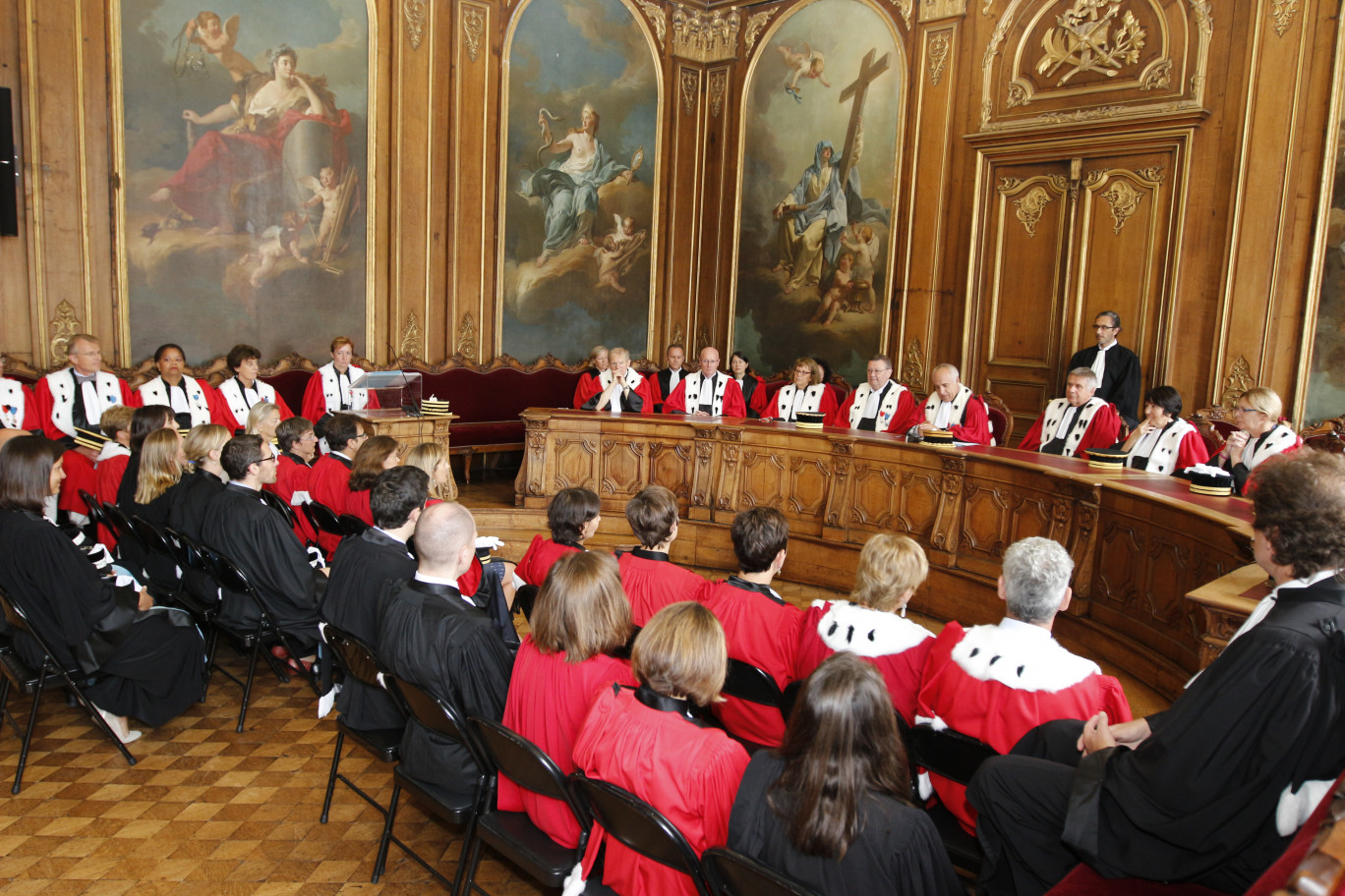 Lors de l'audience de rentrée, les nouveaux arrivants dans le ressort de la Cour d'appel ont prêté serment.