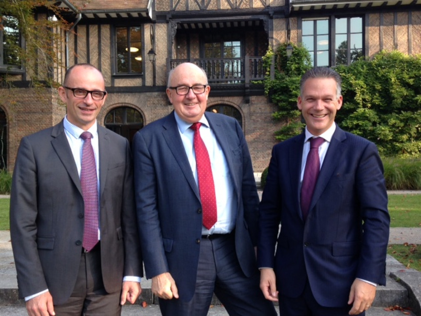 Emmanuel Métais, Olivier Oger et Benoît Arnaud.