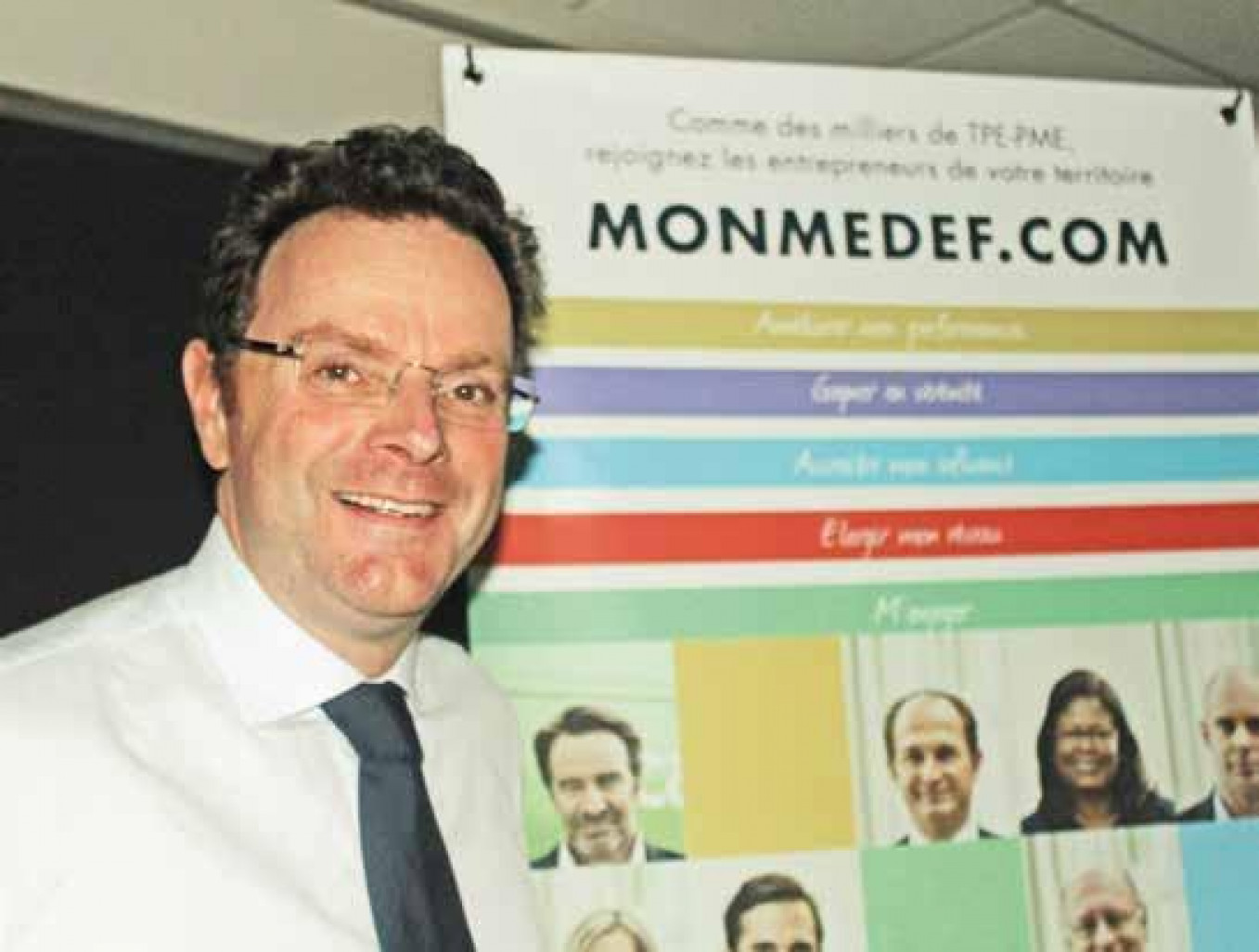 Frédéric Motte est le président du Medef Nord-Pas-de-Calais depuis novembre 2013.