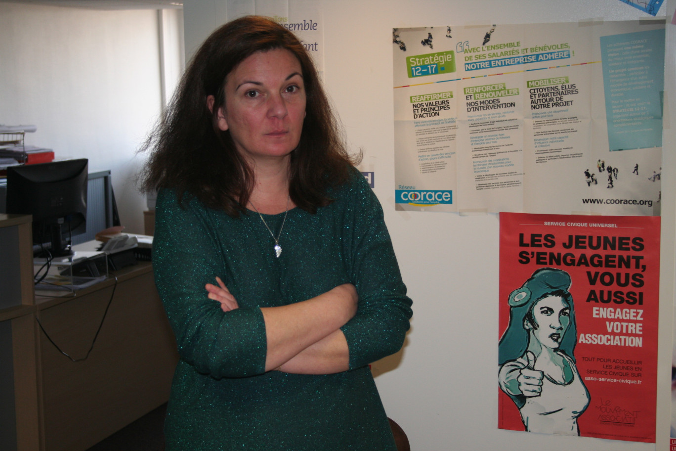 Florence Domange, présidente du Mouvement associatif Nord - Pas-de-Calais/Picardie 