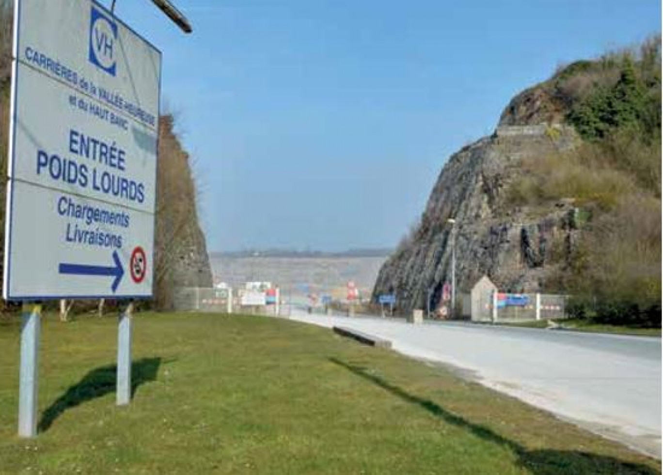 Les Carrières de la Vallée Heureuse s’étendent sur 200 hectares.