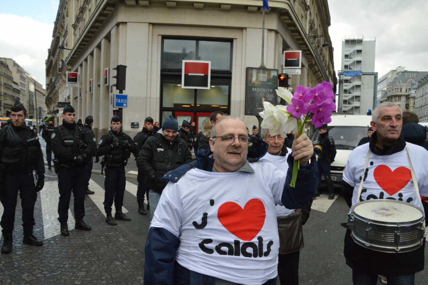 Le message de la manifestation se voulait positif.