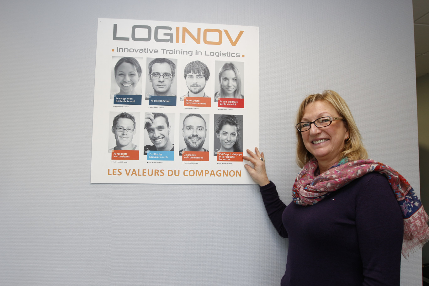 Sylviane Dupretz peut-être fière d'elle, Loginov a déjà formé 300 personnes, la plupart d’entre elles ont d’ores et déjà trouvé un emploi durable.