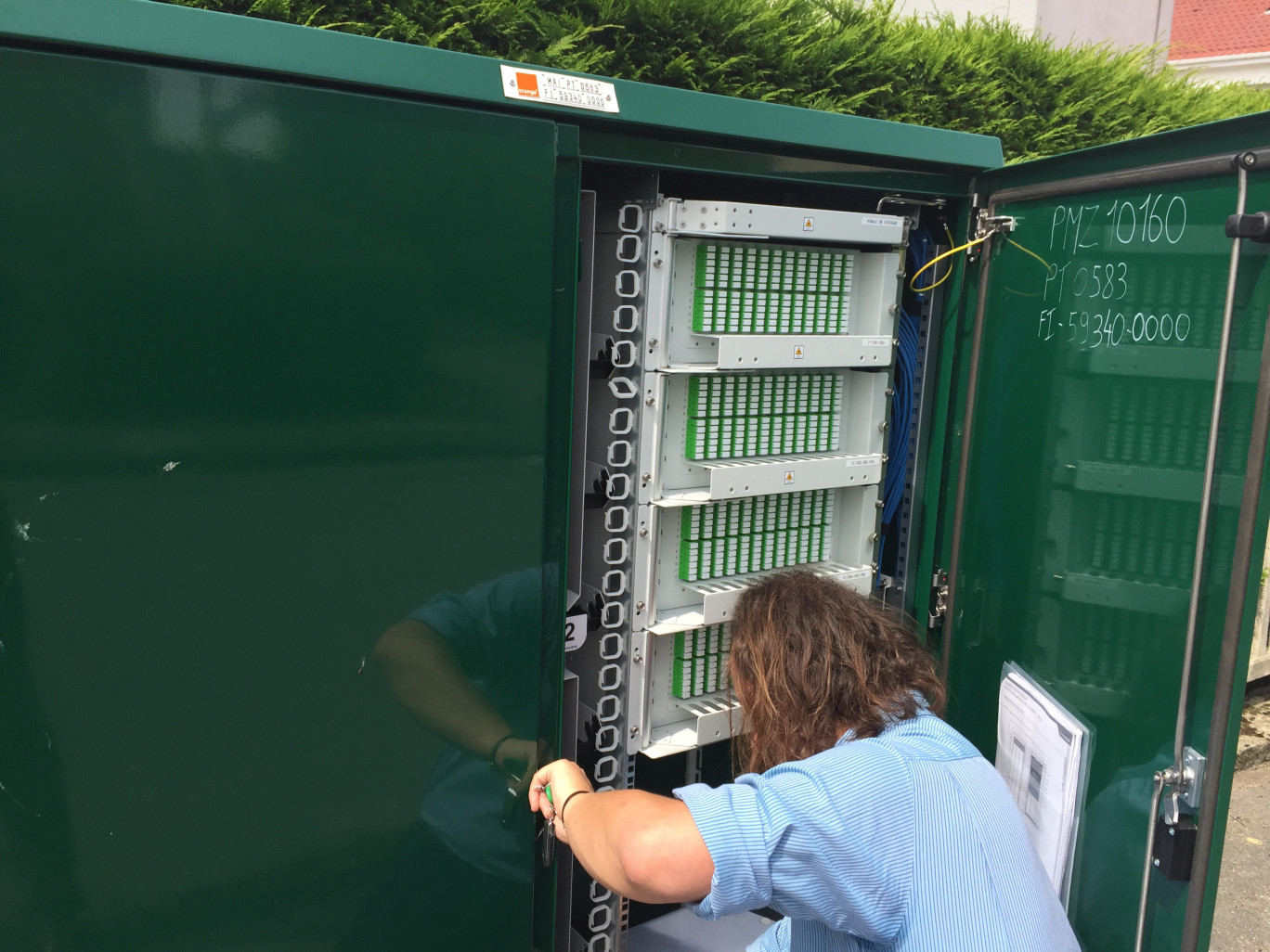 « L'armoire d'Orange permet de connecter plus de 900 lignes ».
