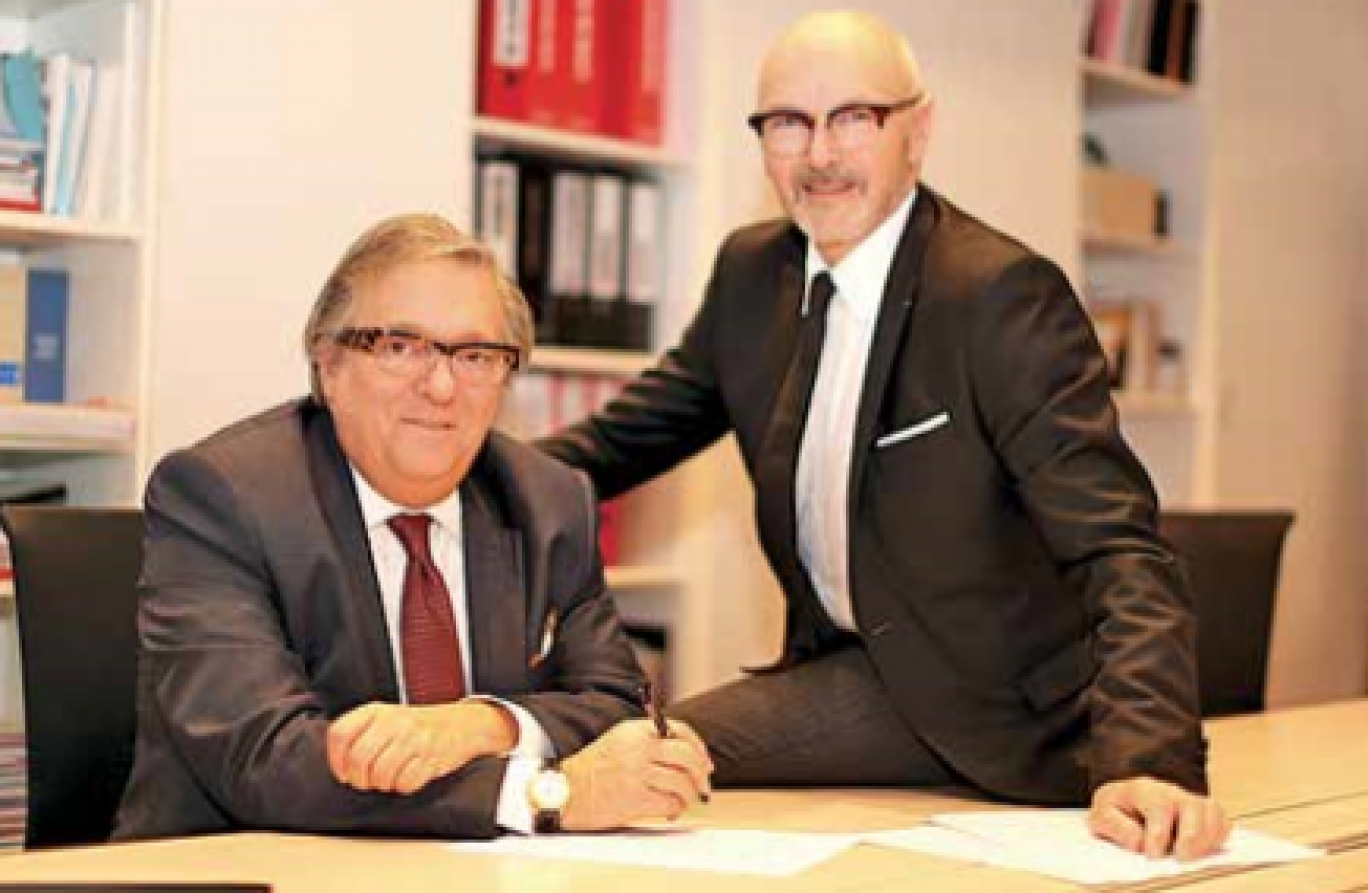 Franck François (à gauche) et Michel Dervyn.