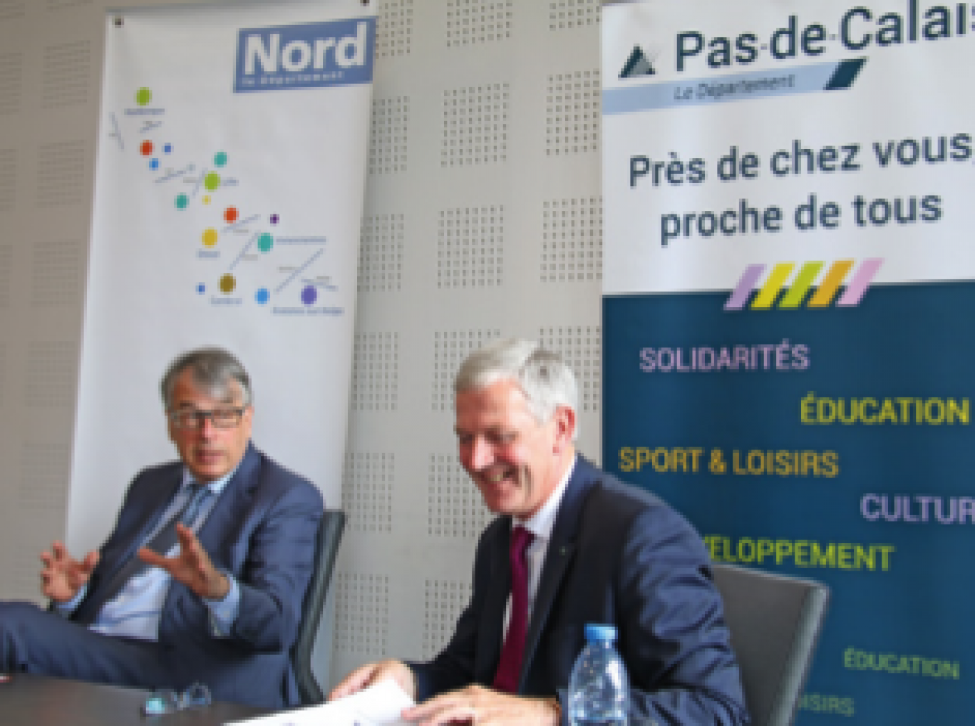 Les deux présidents, Jean-René Lecerf et Michel Dagbert, ont présenté solidairement leur proposition "Pour un nouveau pacte financier avec l’État" avec beaucoup de conviction.