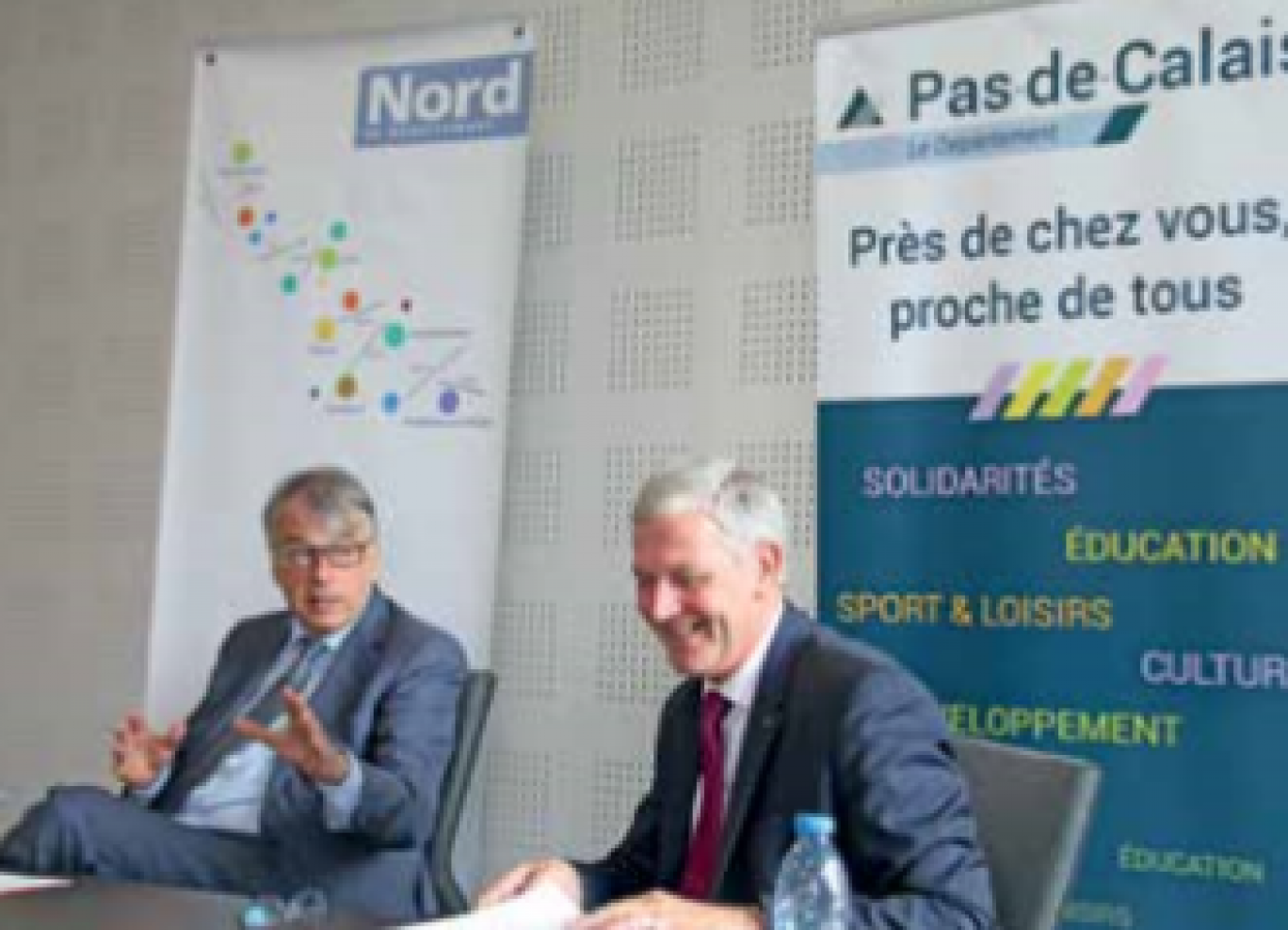 Les deux présidents, Jean-René Lecerf et Michel Dagbert, ont présenté solidairement leur proposition "Pour un nouveau pacte financier avec l’État" avec beaucoup de conviction.