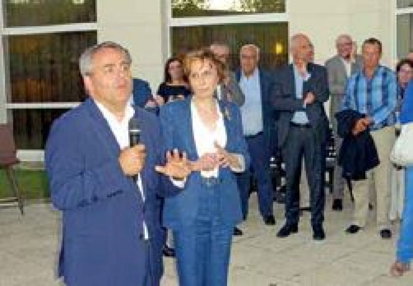 Xavier Bertrand, président des Hauts-de-France, aux côtés de Martine Miquel, vice-présidente de la CGPME, a insisté sur l'importance de tisser des liens au niveau local.