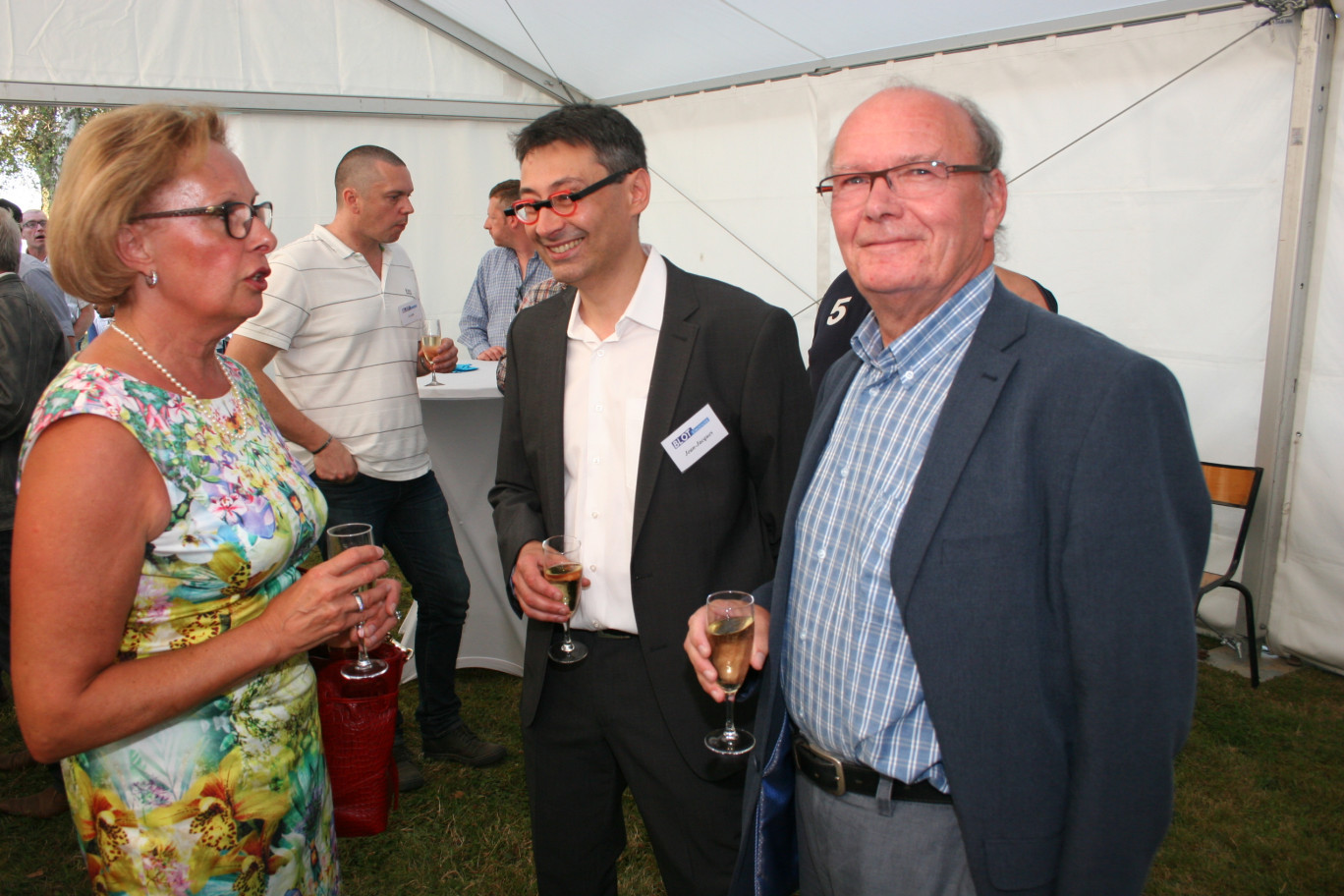 Jean-Jacques Danjou et Eric Rolin, ancien maire d'Helfaut.