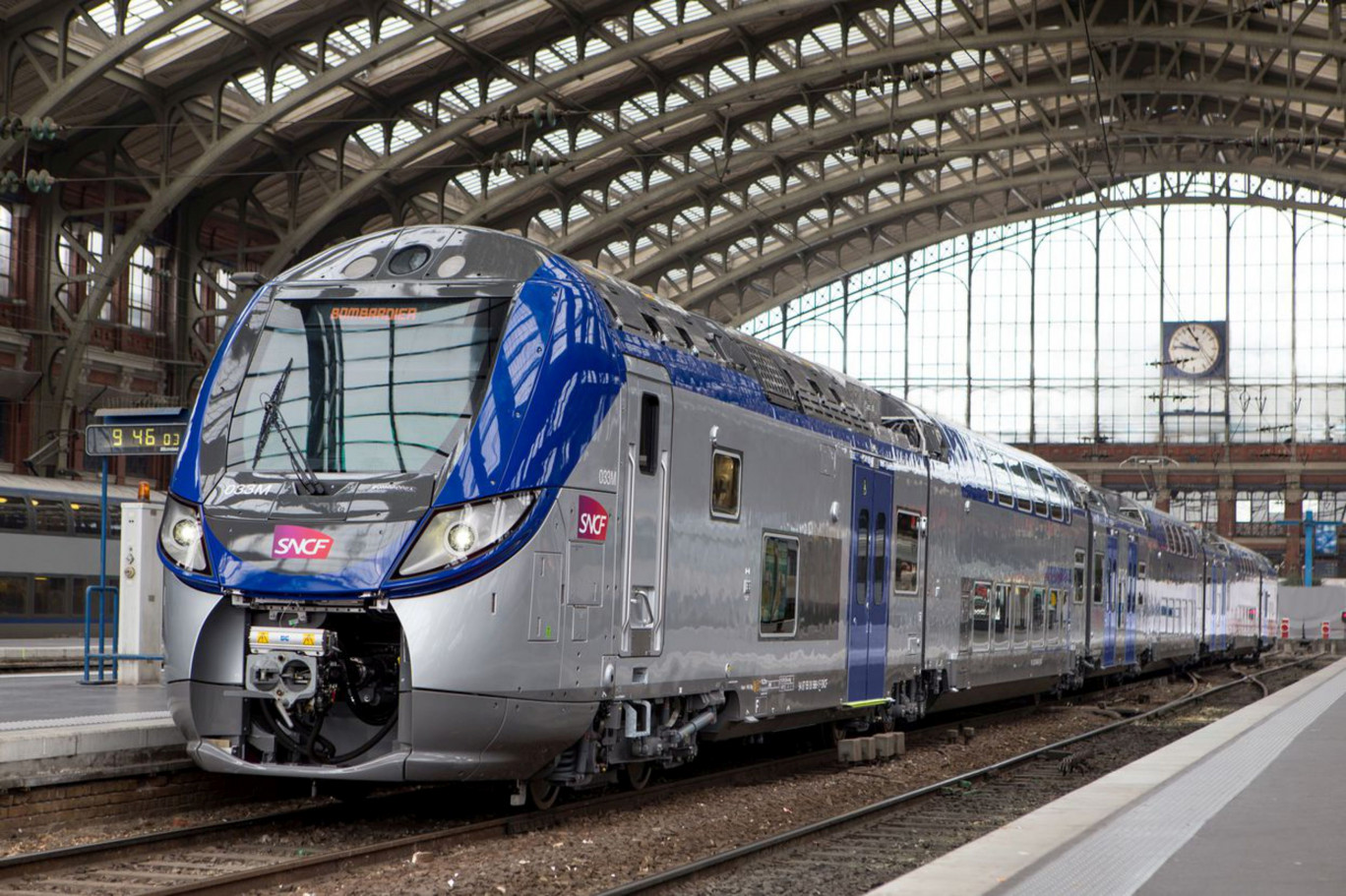 En tout, le « Regio 2 N » avait été fabriqué en cent exemplaires à la mi-octobre. La région des Hauts-de-France en est à son dixième (photo transmise par Bombardier Transport)