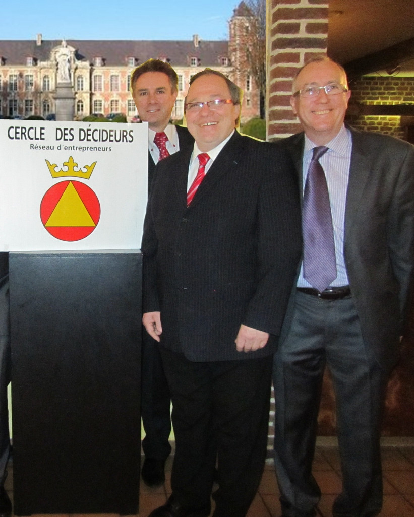 Franck Masurelle, Vice Président,  Michel Spotbeen, Président,  Vincent PREVOST, Vice président.