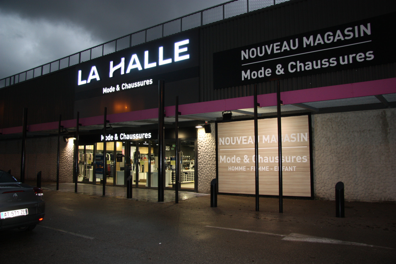 La Halle, mode et chaussures, implantée à nouveau à Calais, zone Curie.