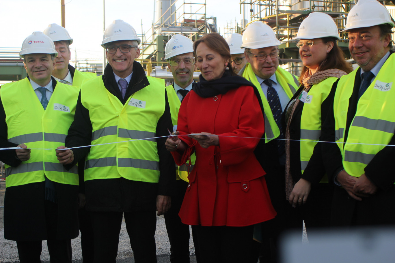 Ségolène Royal était présente pour inaugurer le démonstrateur BioTfuel.