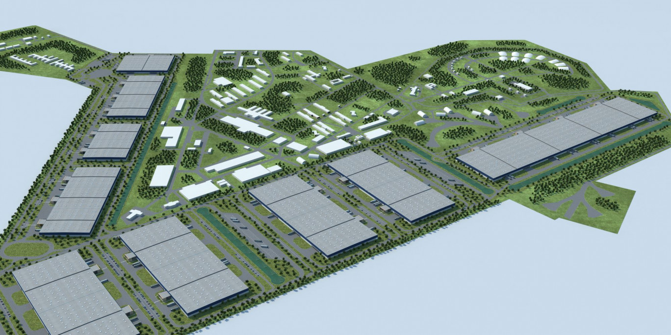 Le projet E-Valley prévoit d'immenses plateformes logistiques, mais aussi des commerces, hôtels et restaurants.