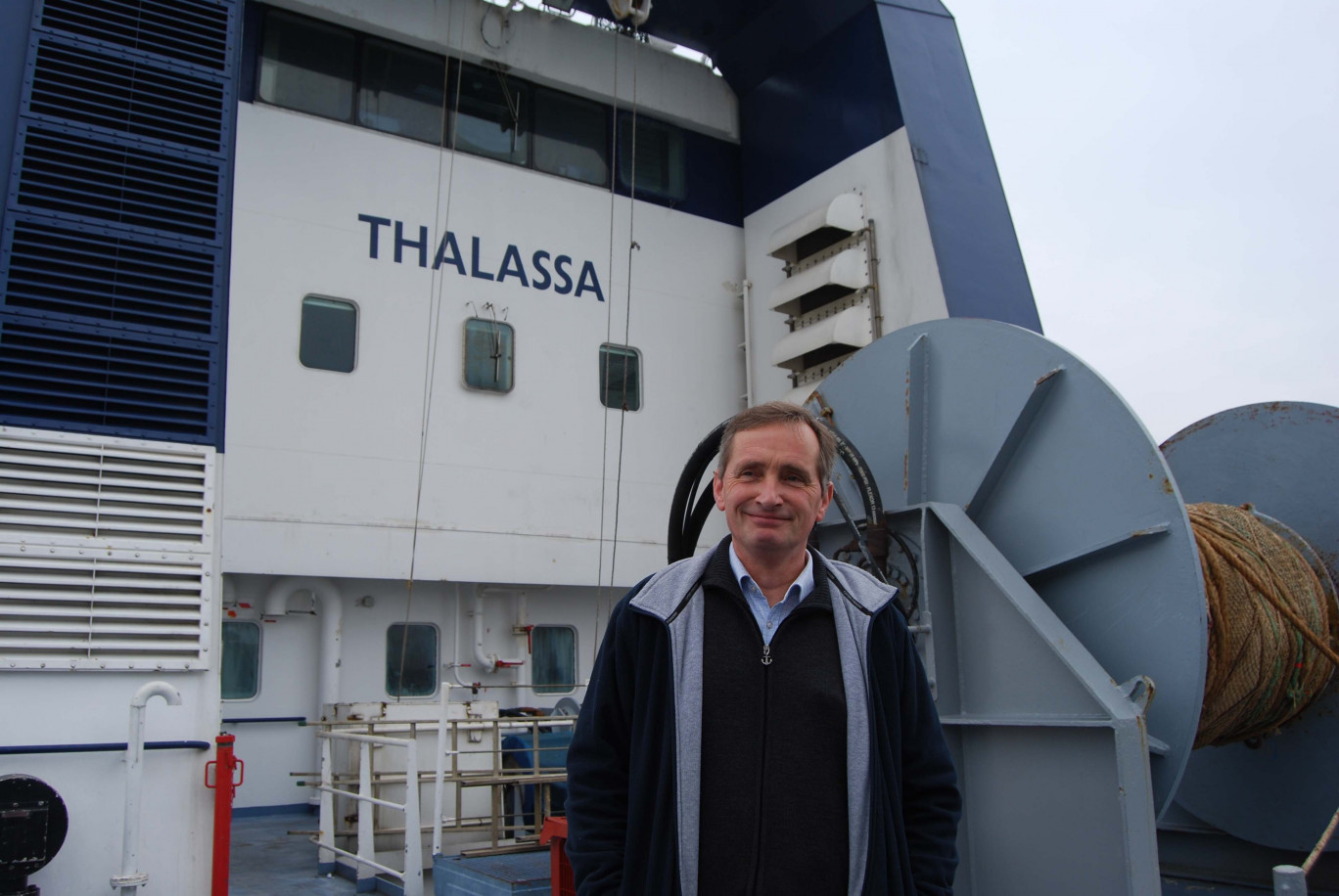 L’ingénieur halieutique Yves Vérin a mené à bien sa 33ème campagne IBTS à bord de la Thalassa. 