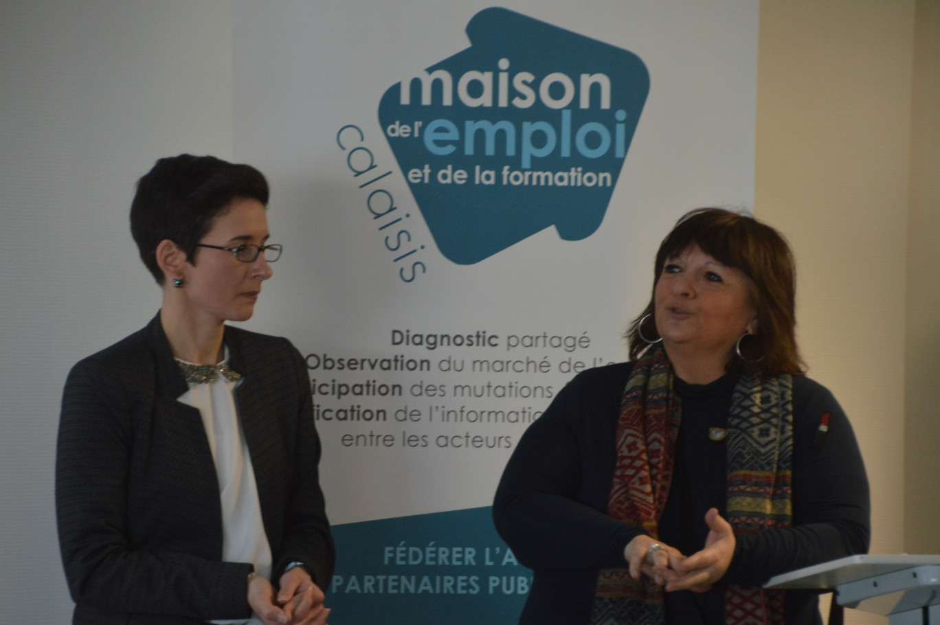 L'adjointe à l'emploi et à la formation Michèle Ducloy, des plus enthousiastes, était à la MEF lors de la présentation.