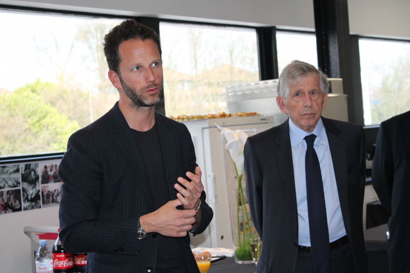 Laurent et Pierre Milchior, deux des trois gérants du groupe Etam.