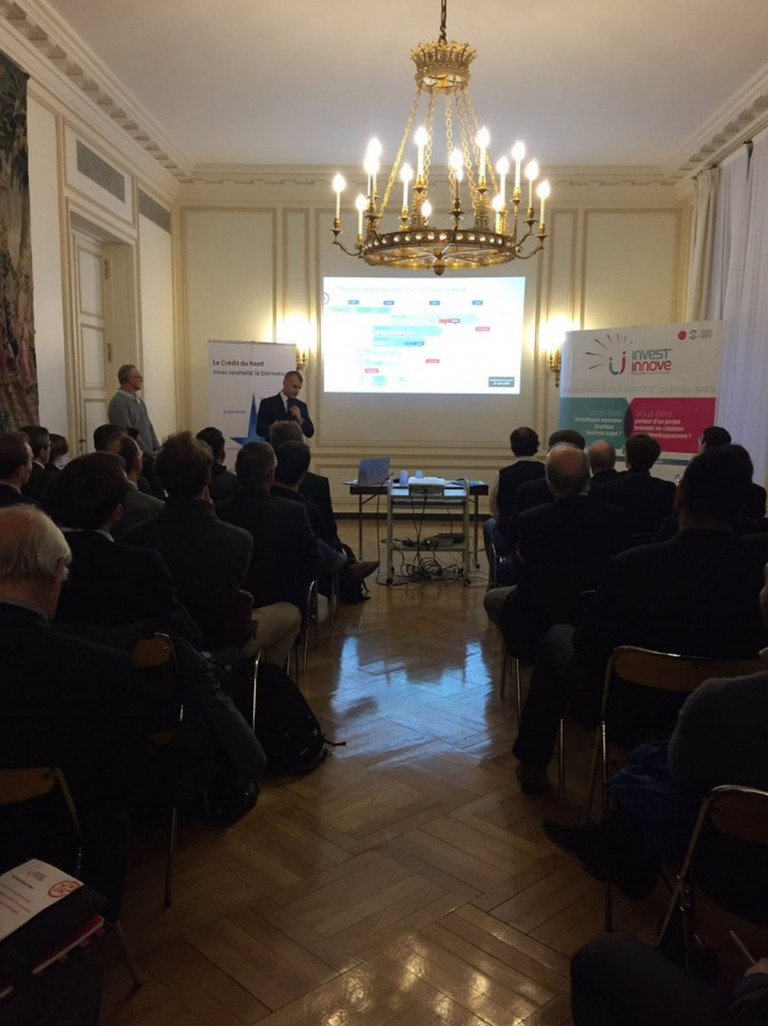 La dernière soirée Invest"innove s'est déroulée au siège du Crédit du Nord, à Lille.