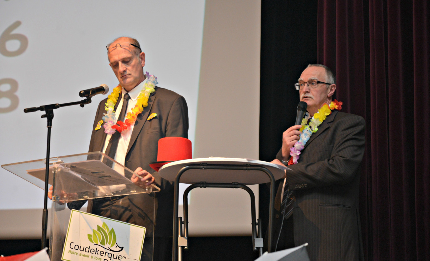 Christophe Cronie, président du Conseil d’administration, et Pierre Roussel, administrateur, à l'heure du bilan MASE N2P 2016.
