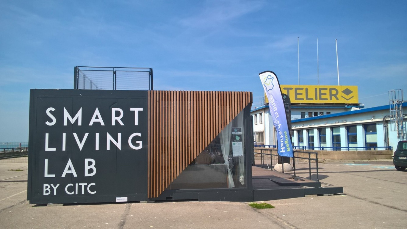 Le Smart Living Lab s'est posé sur la gare maritime de Boulogne