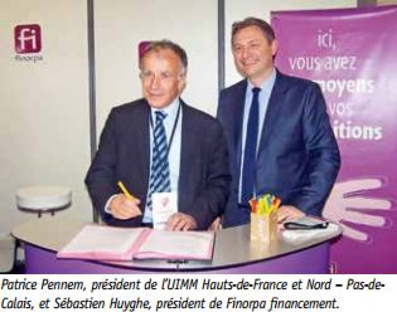 L’UIMM et Finorpa PP renouvellent leur signature