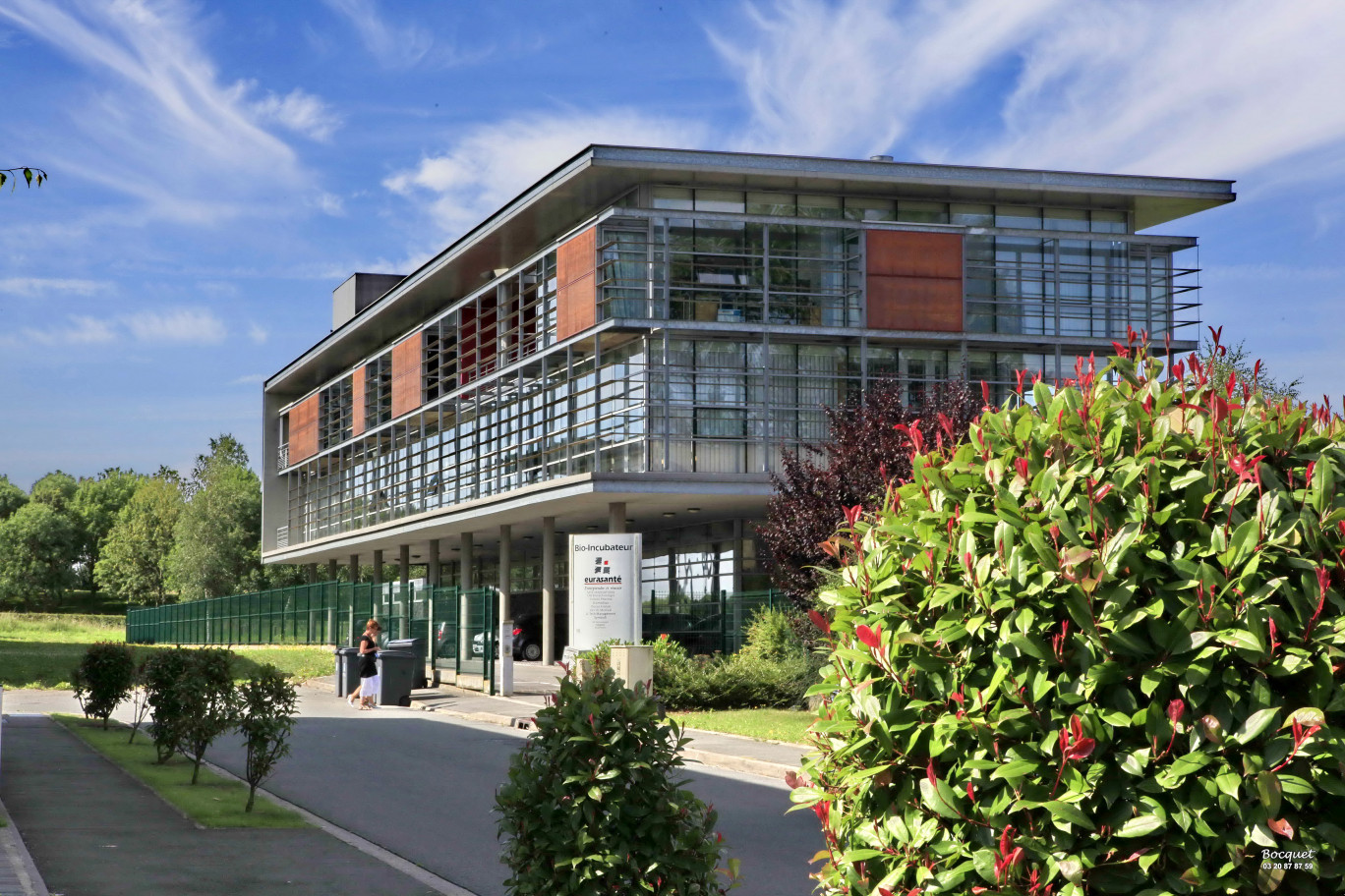 Le bioincubateur d'Eurasanté où nombre de projets sont hébergés.