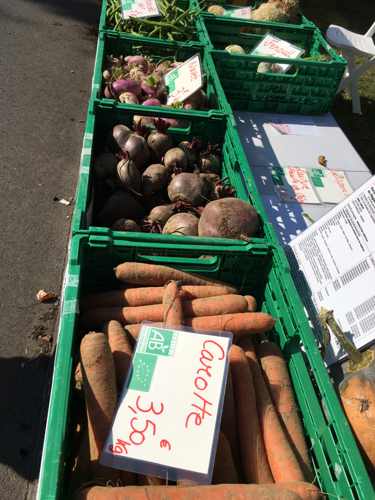 Les producteurs locaux approvisionnent la légumerie. 20% des tonnages proviennent de l’agriculture biologique. 