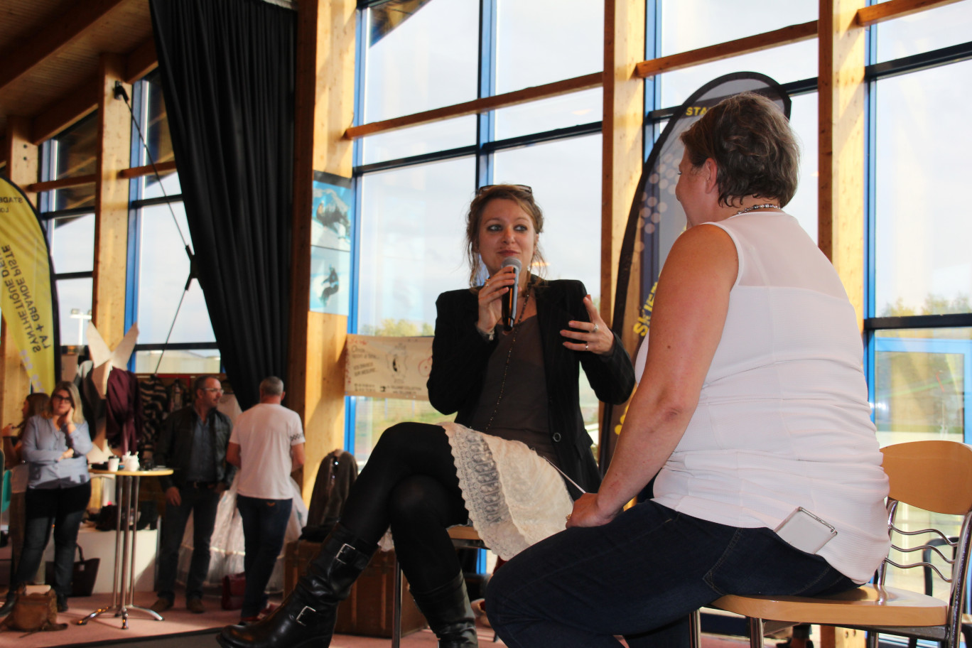 Des femmes, porteuses d’initiative, ont témoigné durant toute cette journée.