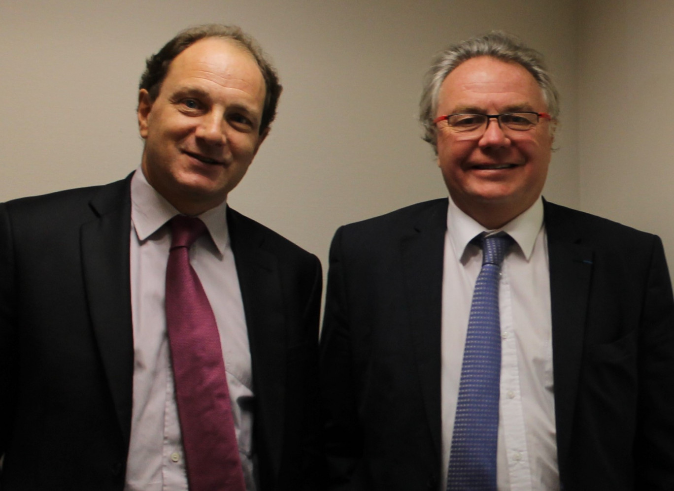 Olivier Pagezy et Pascal Boulanger, respectivement directeur général et président du Fonds de dotation Entreprises &amp; Cités.