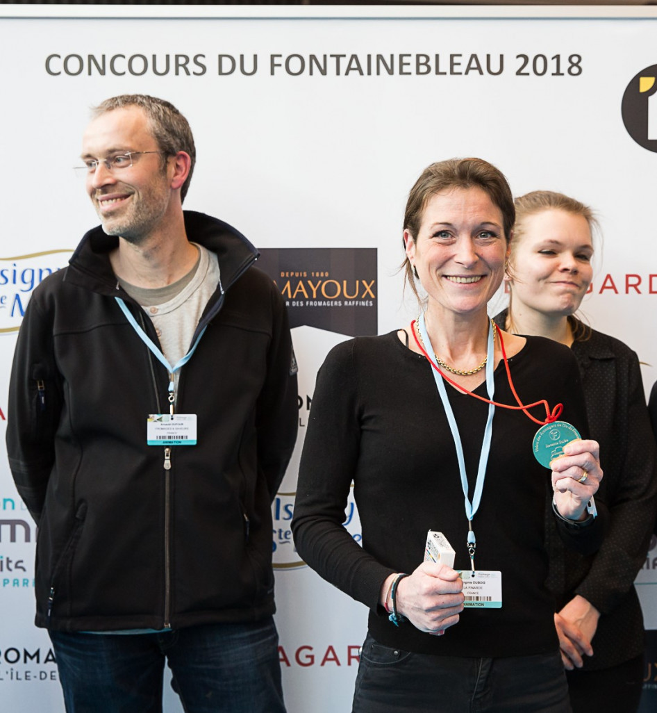 Virginie Dubois vient de remporter le prix « recette salée » dans le concours du Fontainebleau.