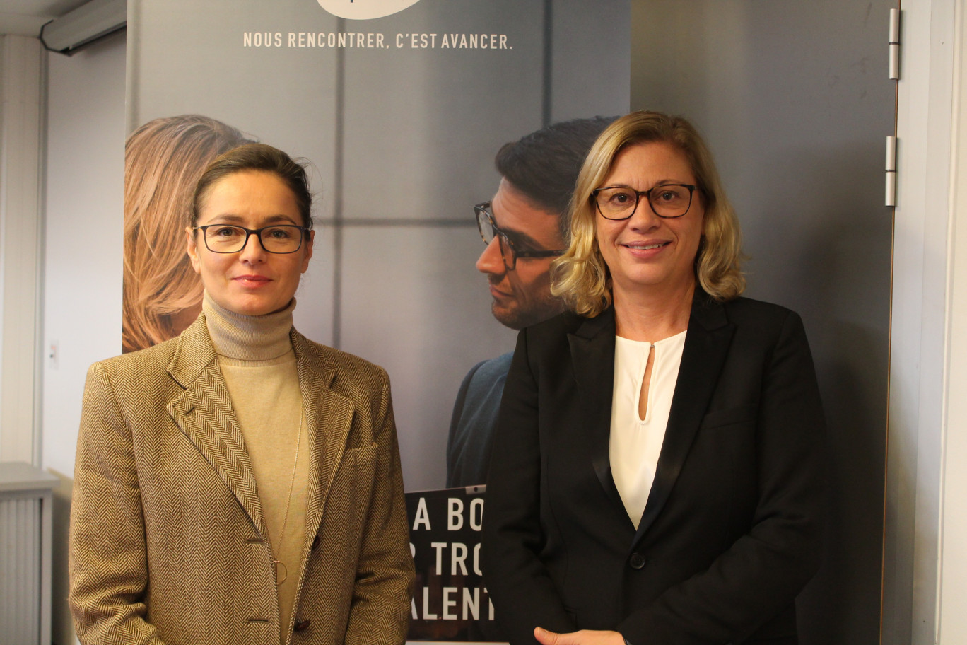 Carine Gosse, vice-présidente du comité paritaire régional Hauts-de-France et Valérie Fenaux déléguée régionale Apec Hauts-de-France