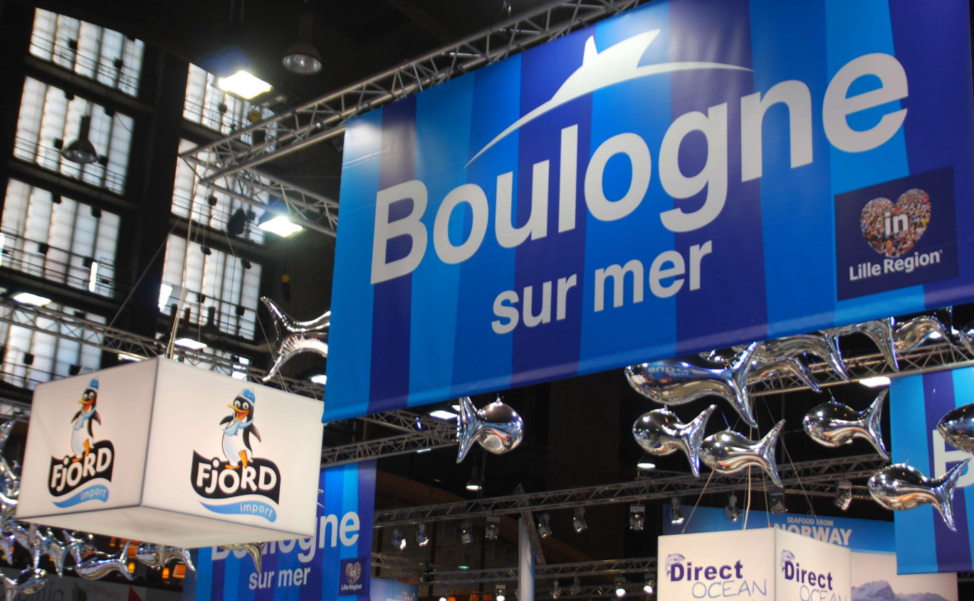 Fjord Import tient un stand chaque année au Seafood de Bruxelles sur le pavillon de Boulogne-sur-Mer.