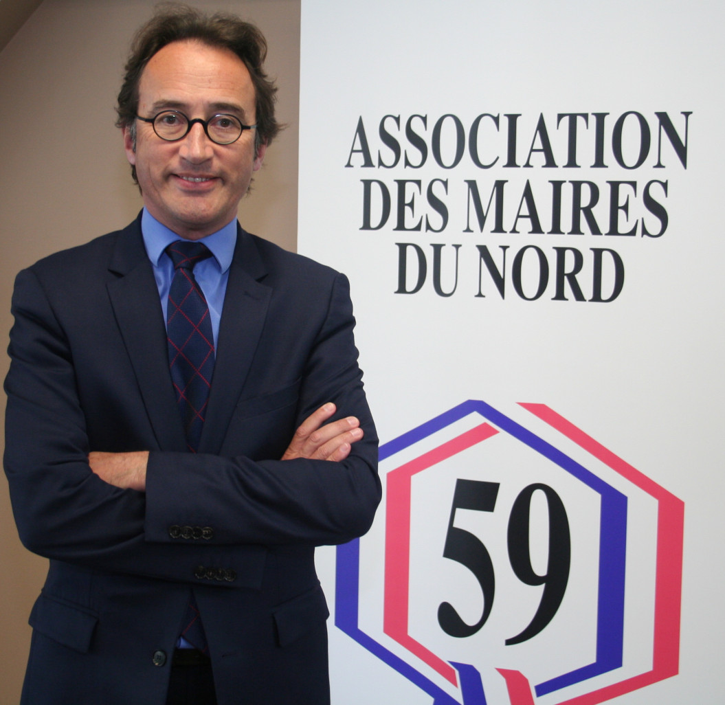 Nicolas Lebas, président de l’association des maires du Nord.
