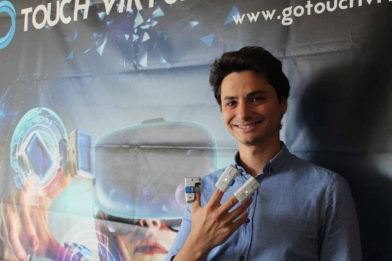 Eric Vezzoli, CEO de la start-up Go Touch VR.