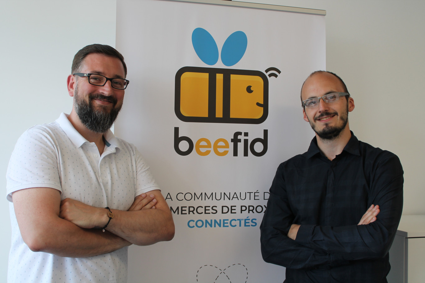 Christophe Rezenthel et Vianney Lemaire, cofondateurs de Beefid.